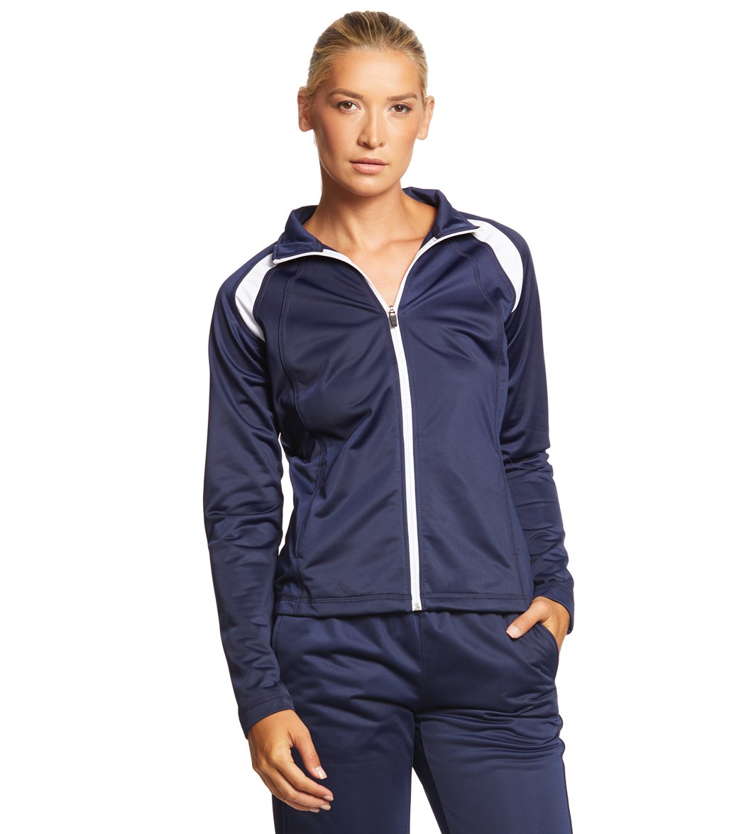 SwimOutlet Women's Sport-Tek® Tricot Track Jacket