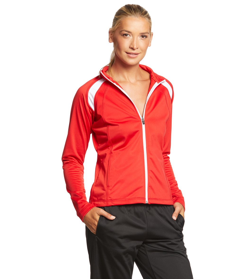 SwimOutlet Women's Sport-Tek® Tricot Track Jacket
