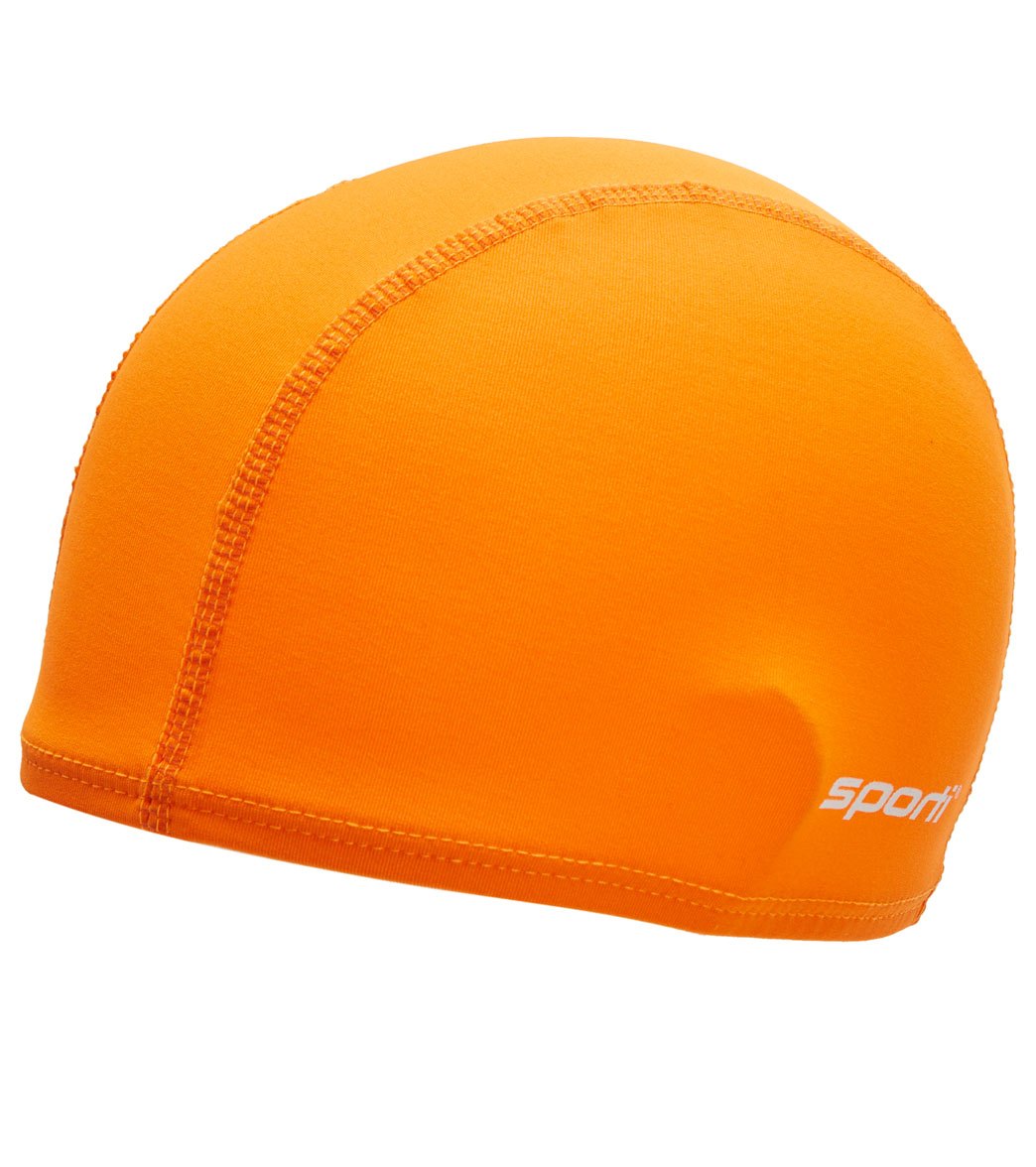 Sporti Polyester Spandex Swim Cap