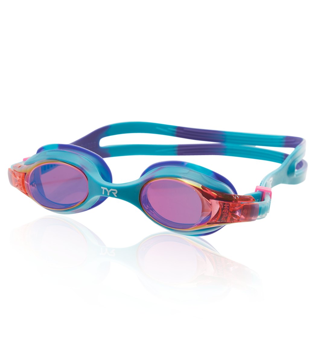 TYR Swimple Tie Dye Mirrored Kids' Goggle