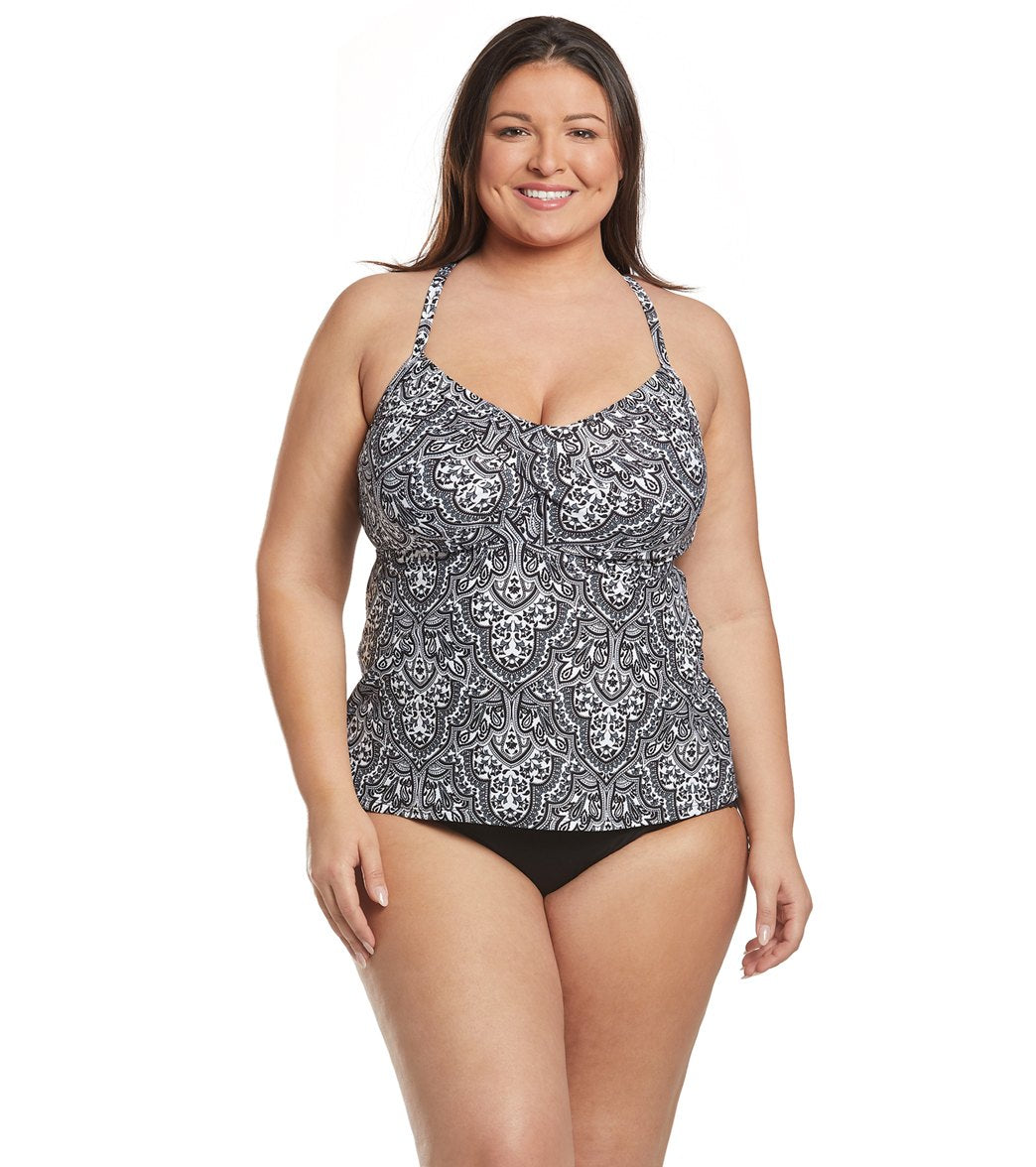 Beach House Plus Size Paloma Beach Chloe High Waisted Bikini Bottom