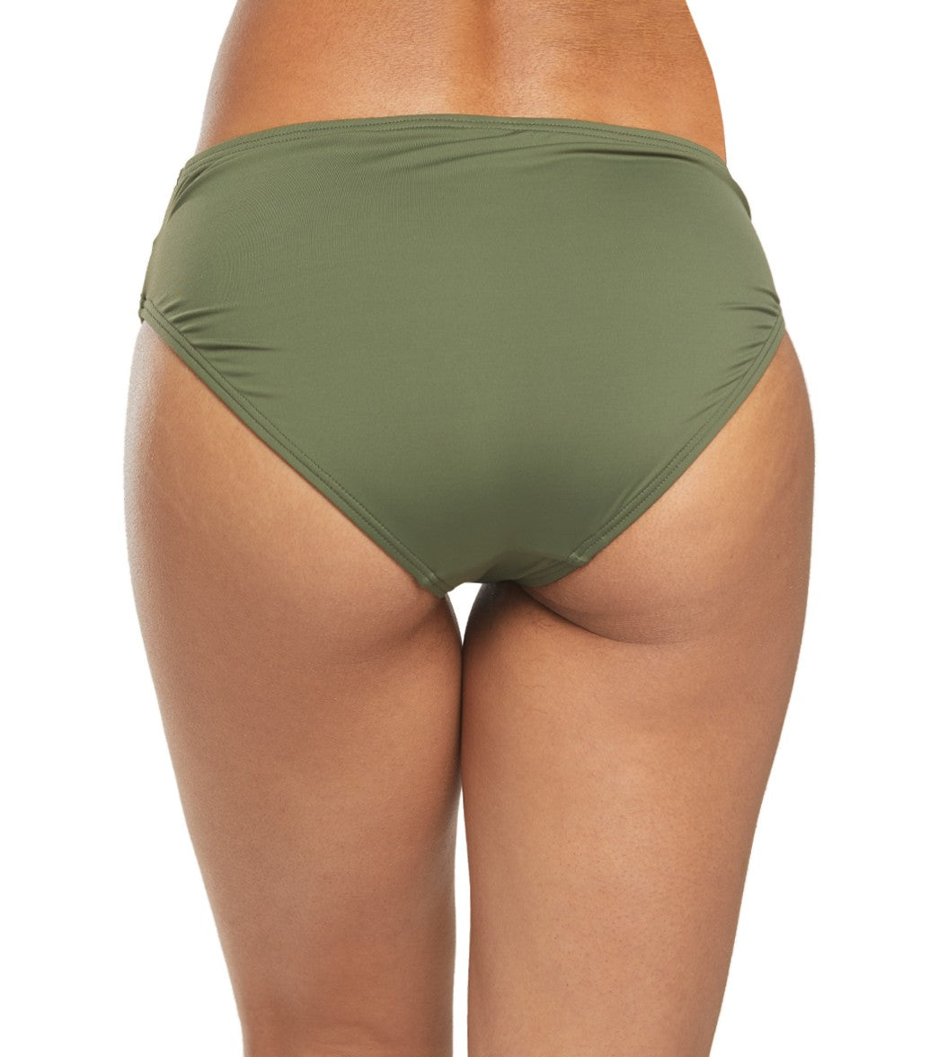 Tommy Bahama Pearl Solids Twist Front High Waisted Bikini Bottom