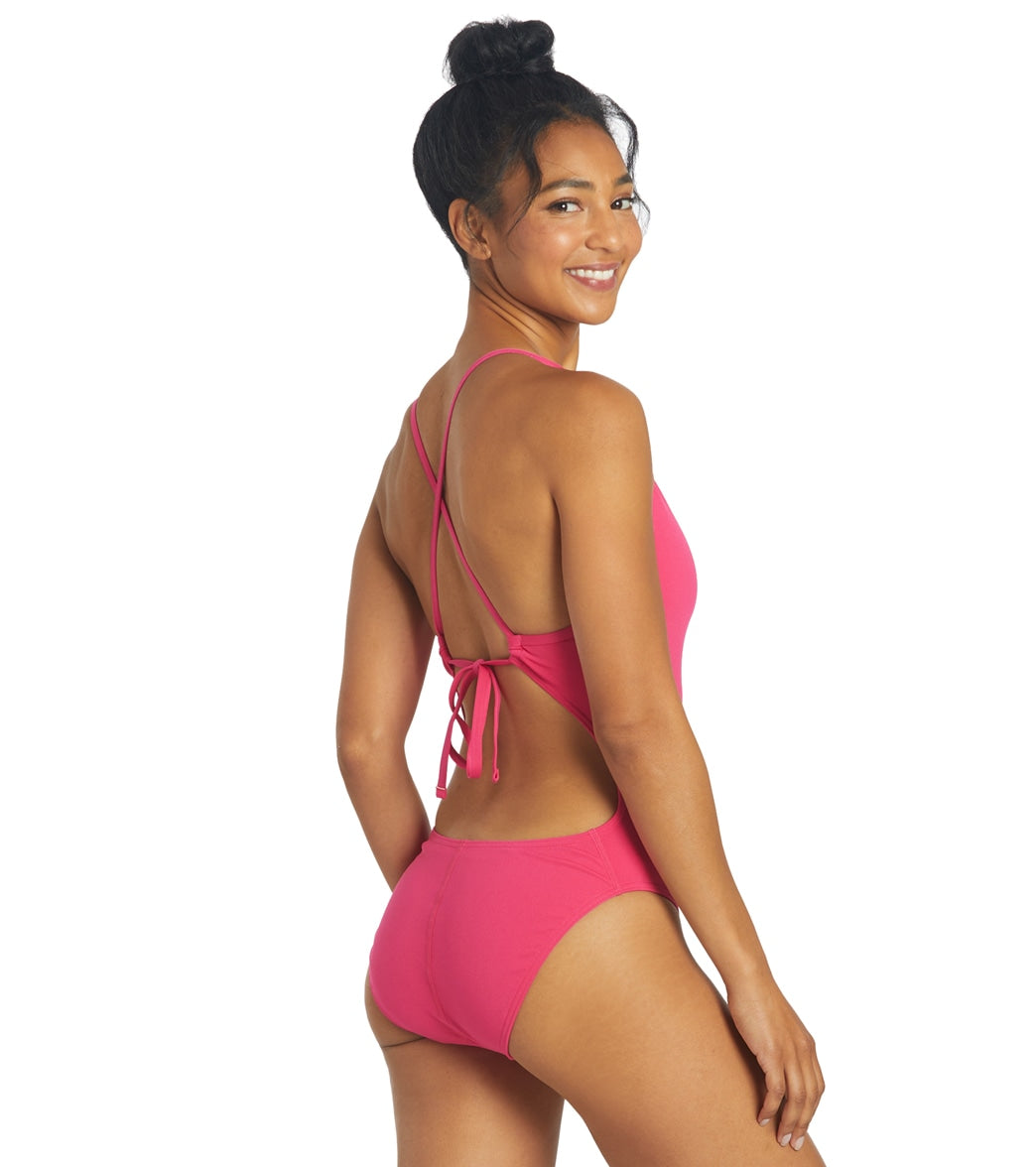 Sporti HydroLast Tie Back One Piece Swimsuit (24-40)