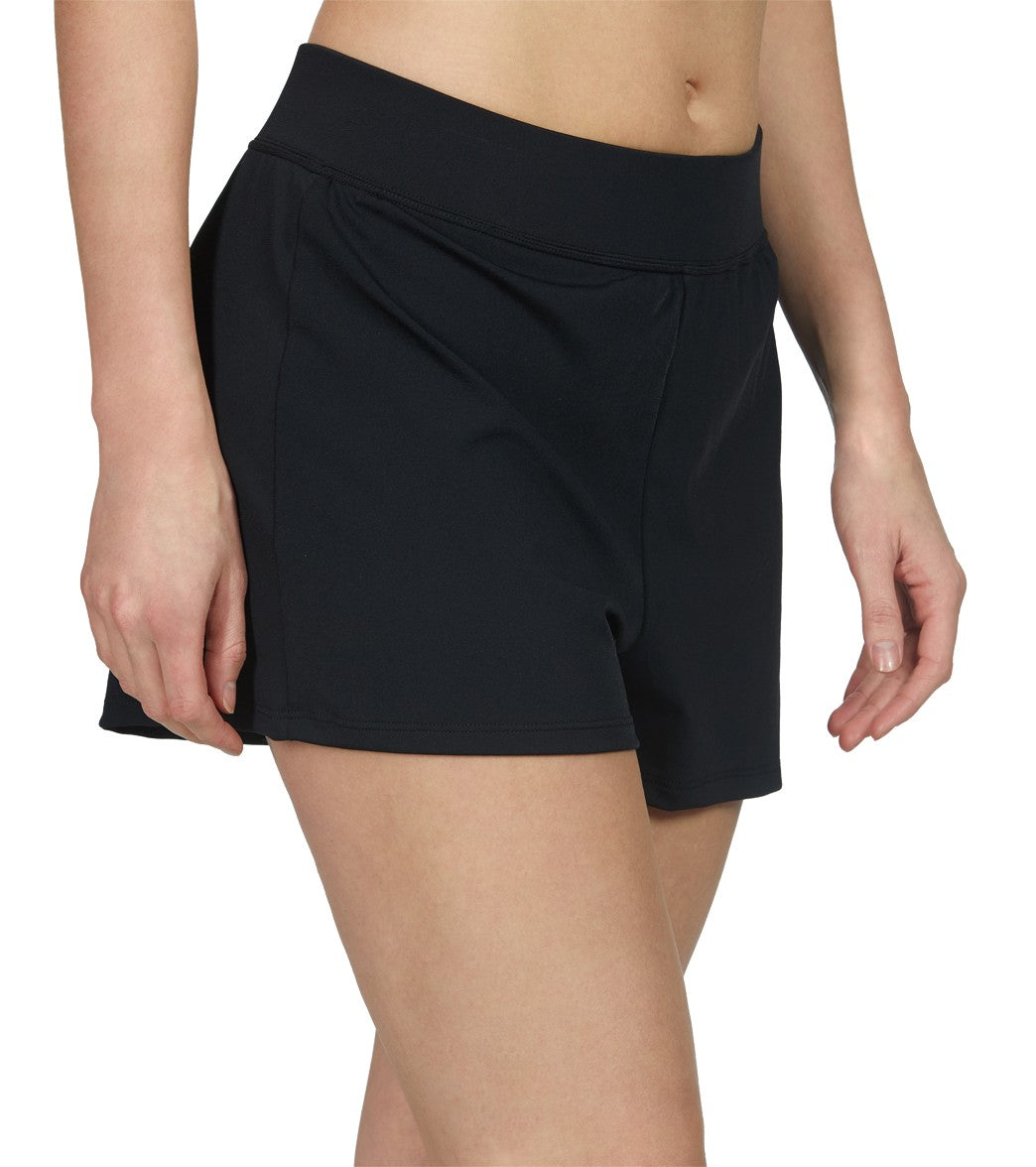 Dolfin Women's Aquashape Solid Loose Fit Chlorine Resistant  Short