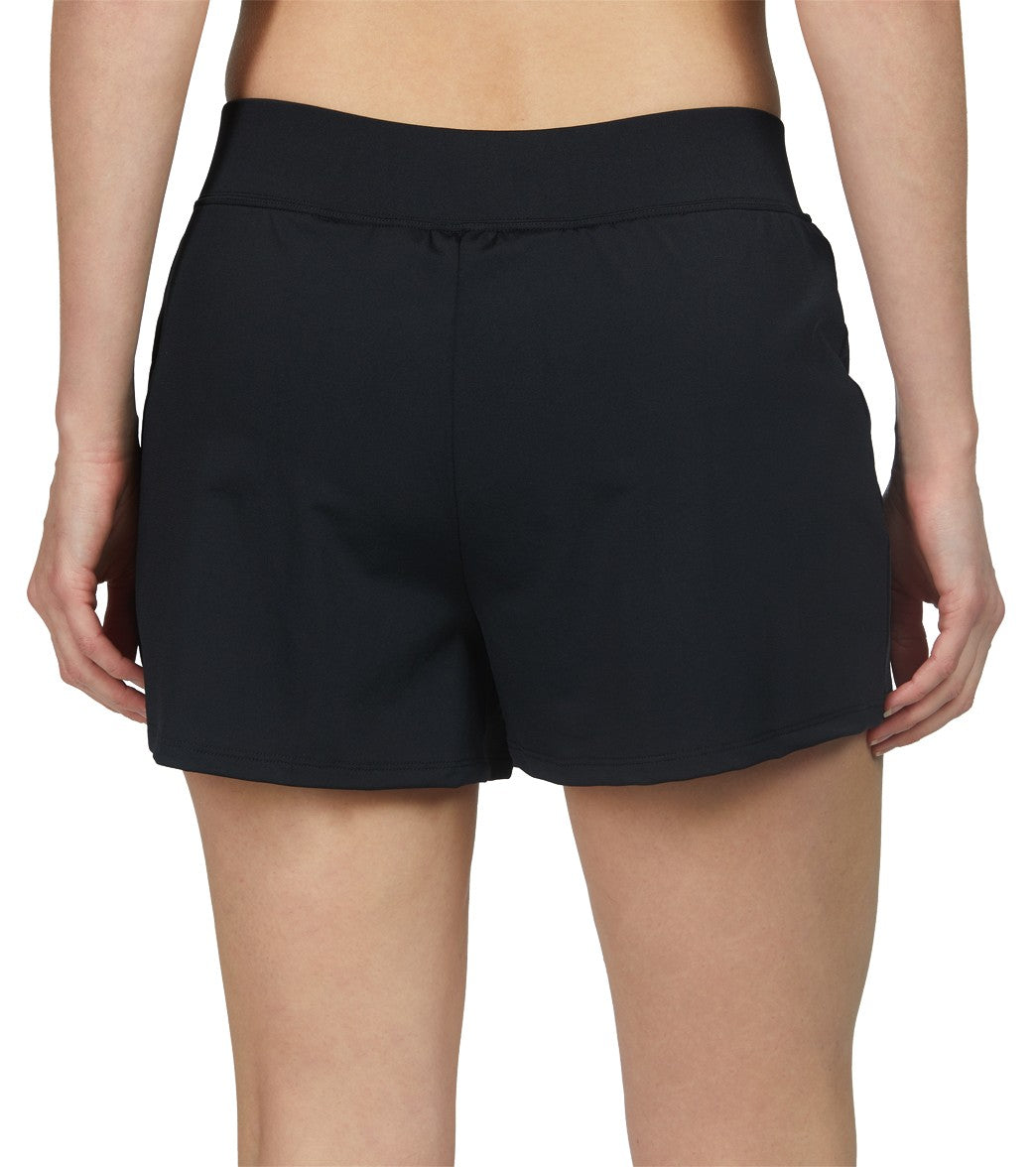 Dolfin Women's Aquashape Solid Loose Fit Chlorine Resistant  Short