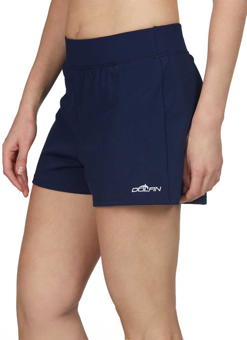 Dolfin Women's Aquashape Solid Loose Fit Chlorine Resistant  Short