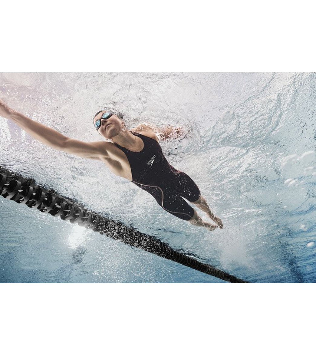 Speedo Women's Fastskin LZR Pure Intent Open Back Kneeskin Tech Suit Swimsuit