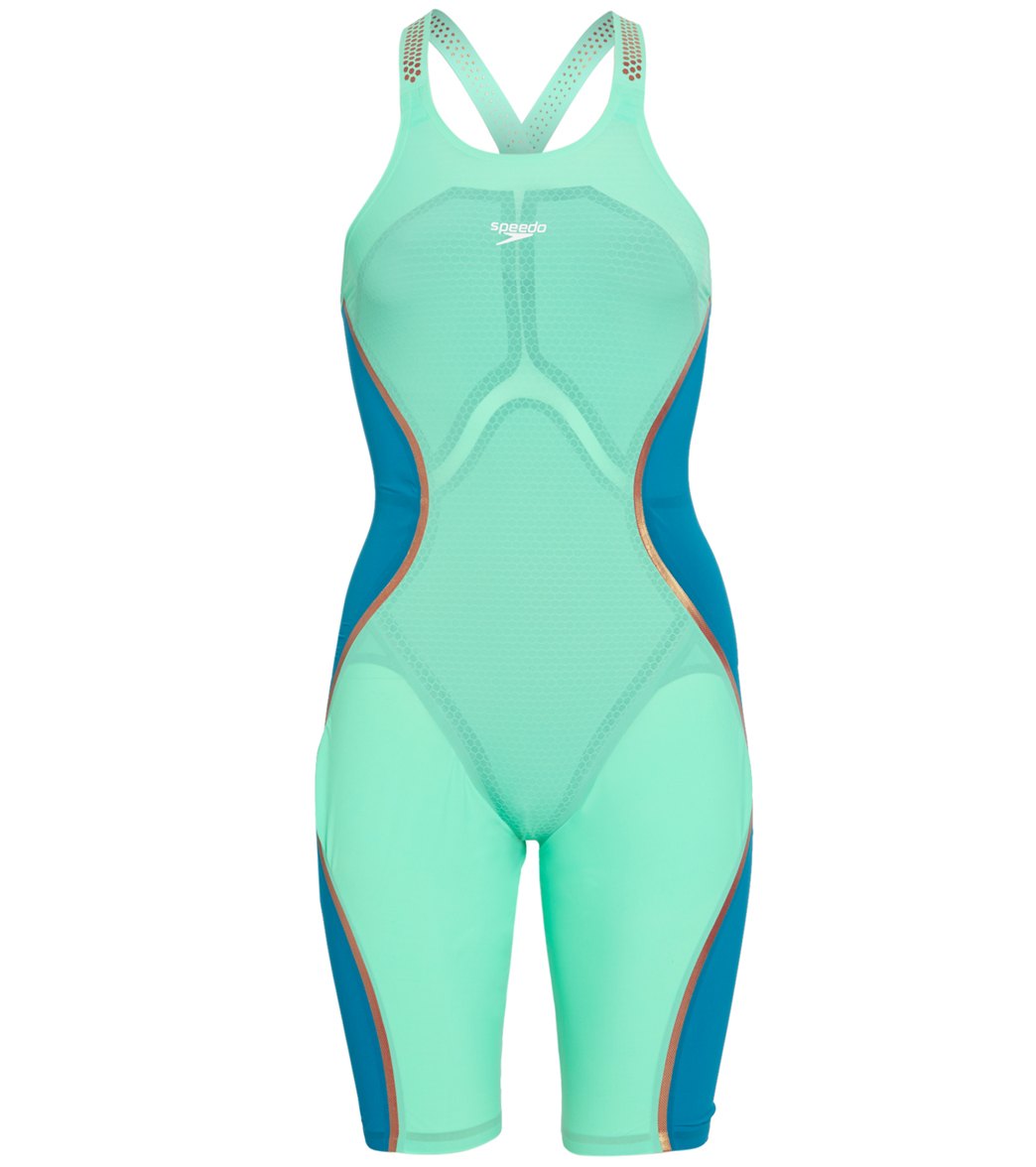 Speedo Women's Fastskin LZR Pure Intent Open Back Kneeskin Tech Suit Swimsuit