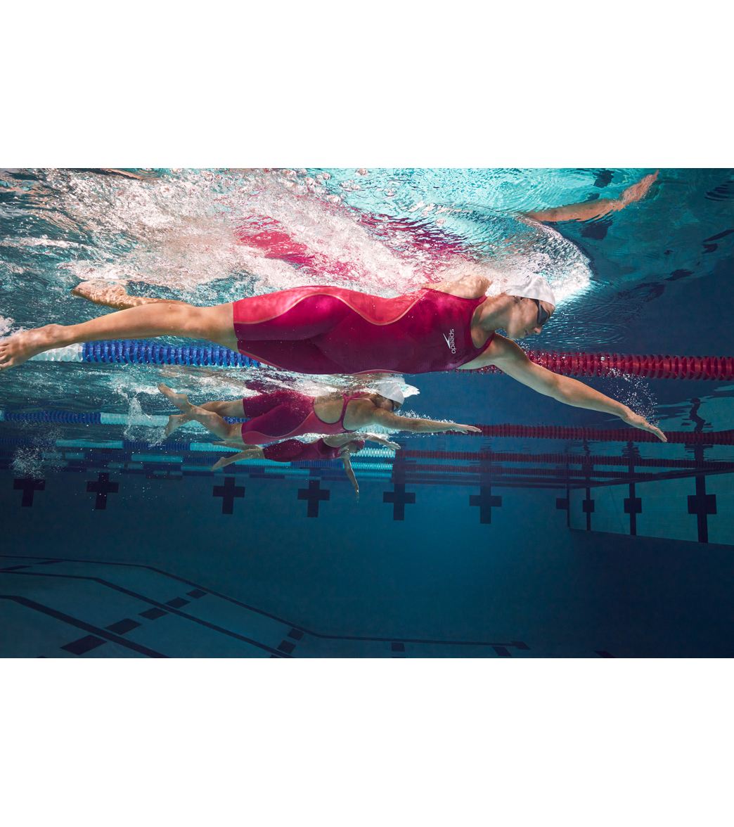 Speedo Women's Fastskin LZR Pure Intent Open Back Kneeskin Tech Suit Swimsuit