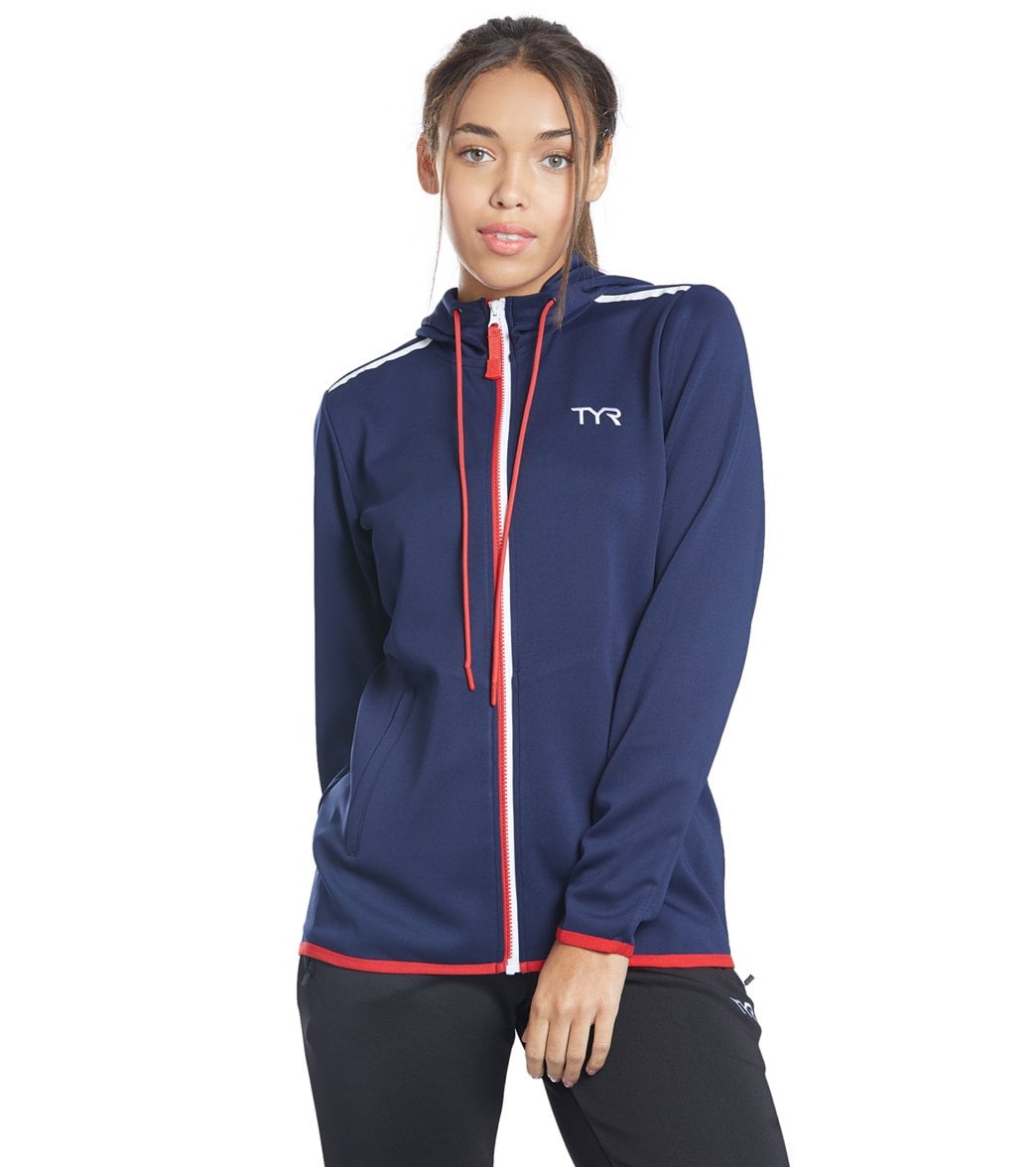 TYR Women's Team Full Zip Hoodie