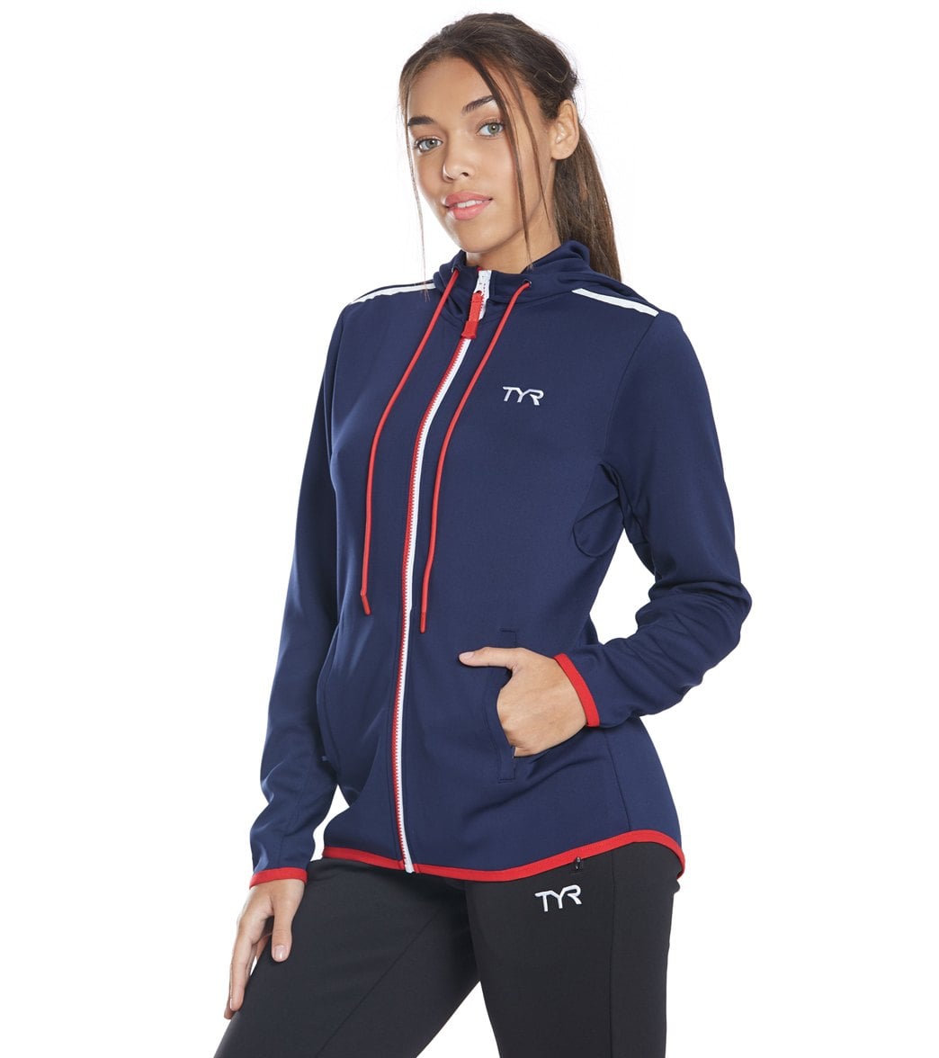 TYR Women's Team Full Zip Hoodie