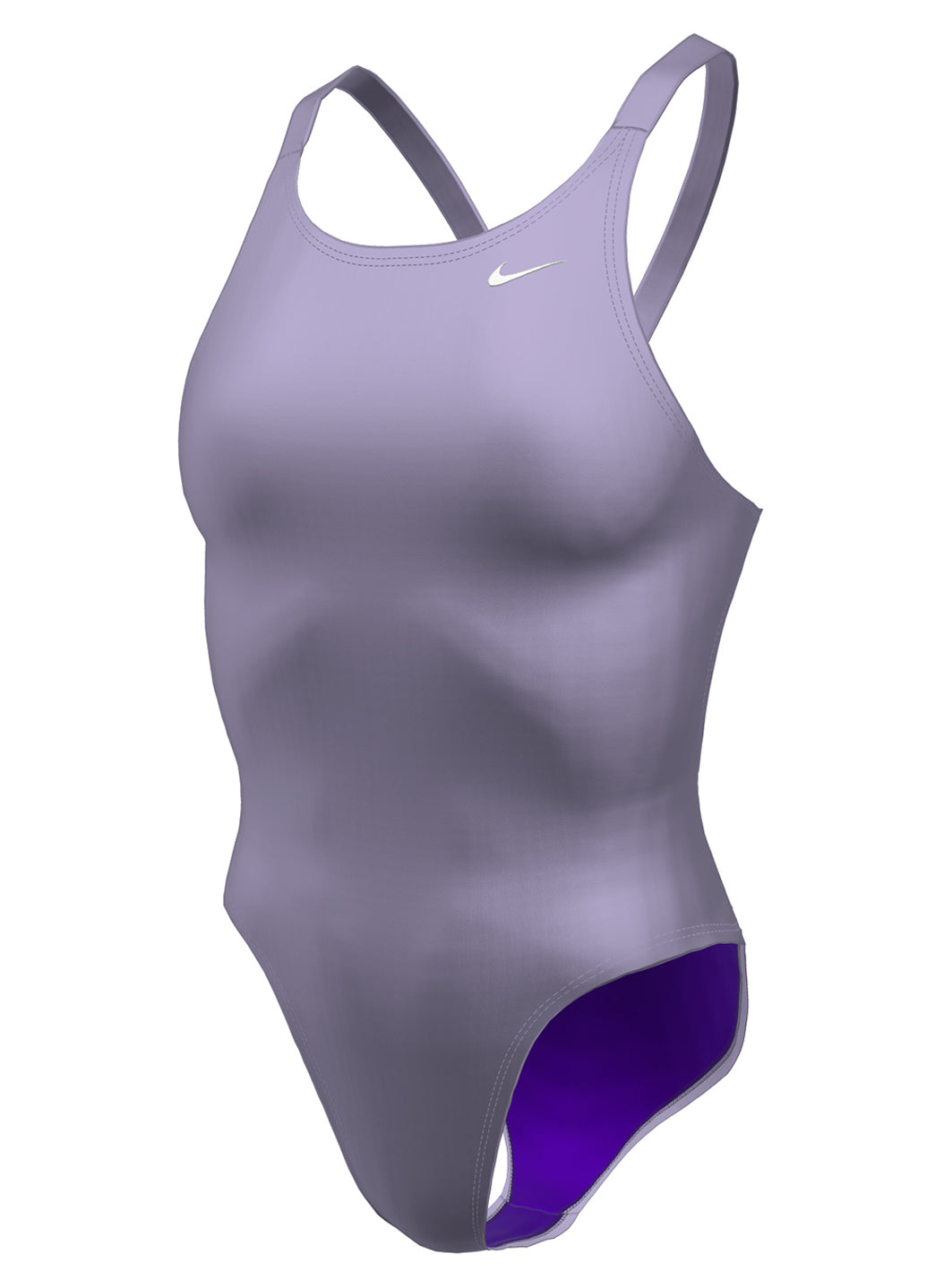 Nike Women's HydraStrong Solid Poly Fast Back One Piece Swimsuit