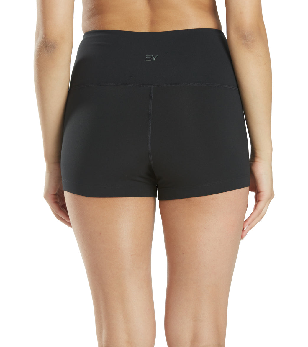 Everyday Yoga Uphold Solid High Waisted Hot Yoga shorts 1"
