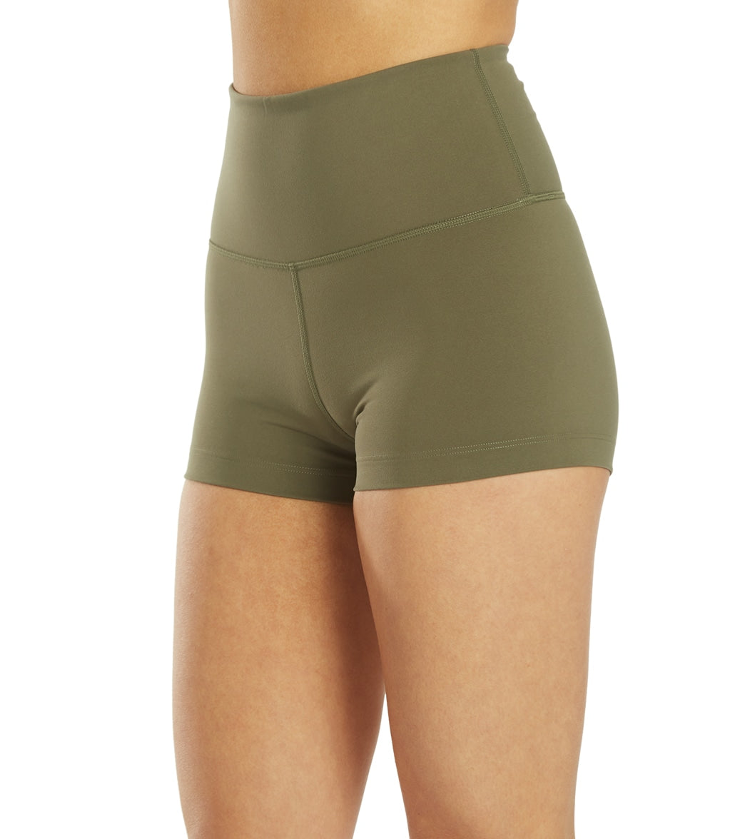 Everyday Yoga Uphold Solid High Waisted Hot Yoga shorts 1"