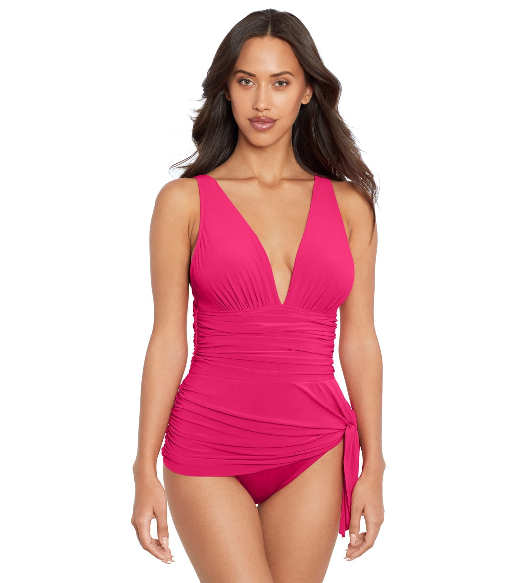 Magicsuit by Miraclesuit Solid Celine Swim Dress