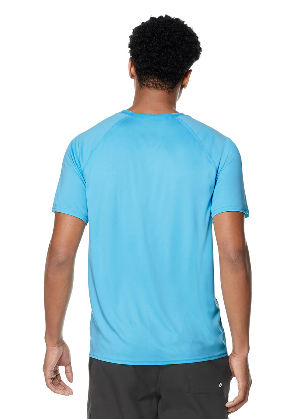 Speedo Active Men's Solid Easy Short Sleeve Swim Shirt