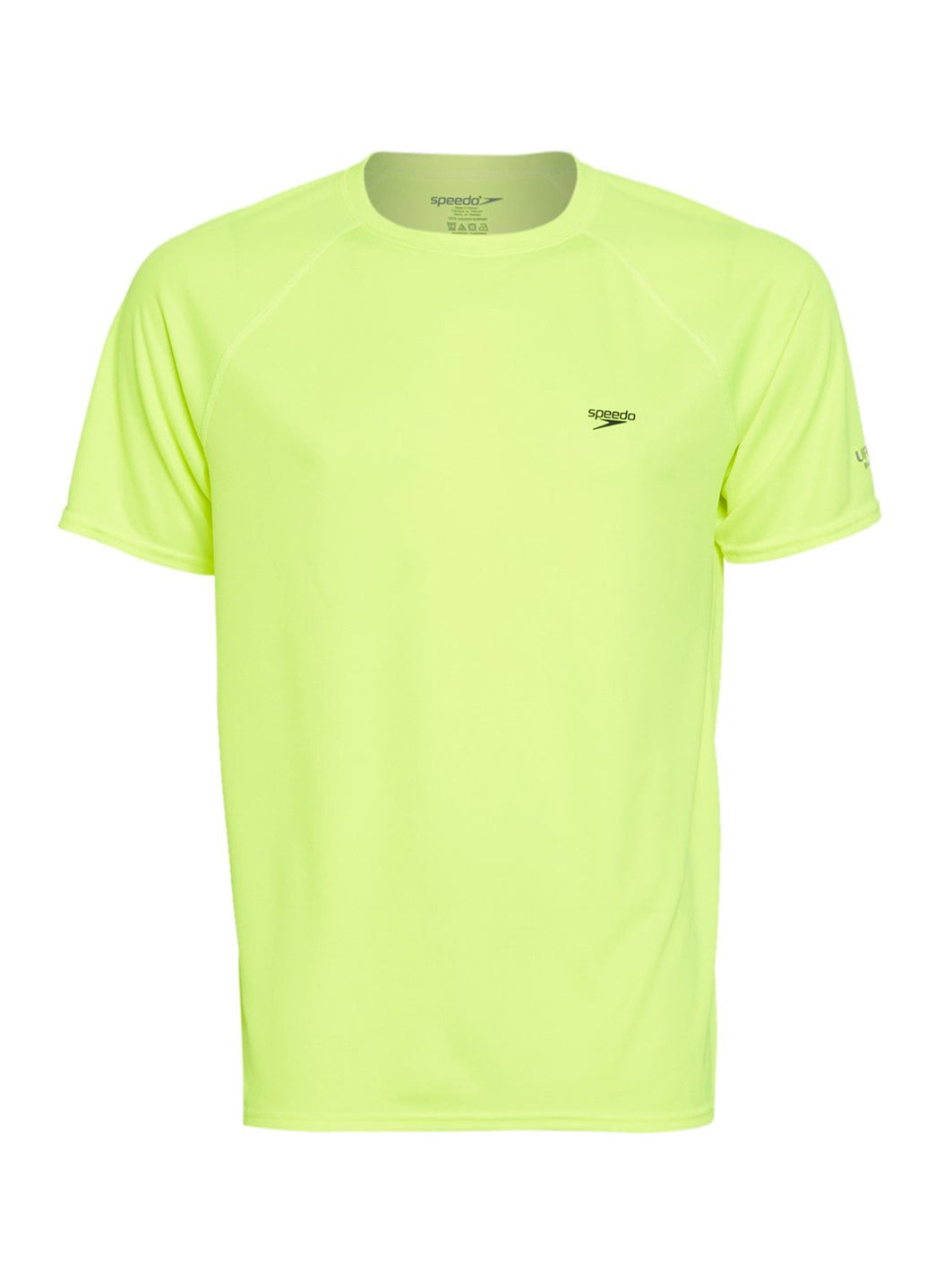 Speedo Active Men's Solid Easy Short Sleeve Swim Shirt