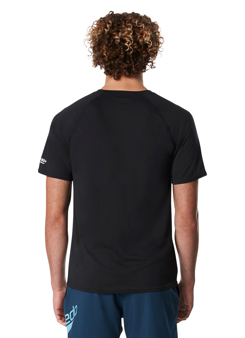 Speedo Active Men's Solid Easy Short Sleeve Swim Shirt