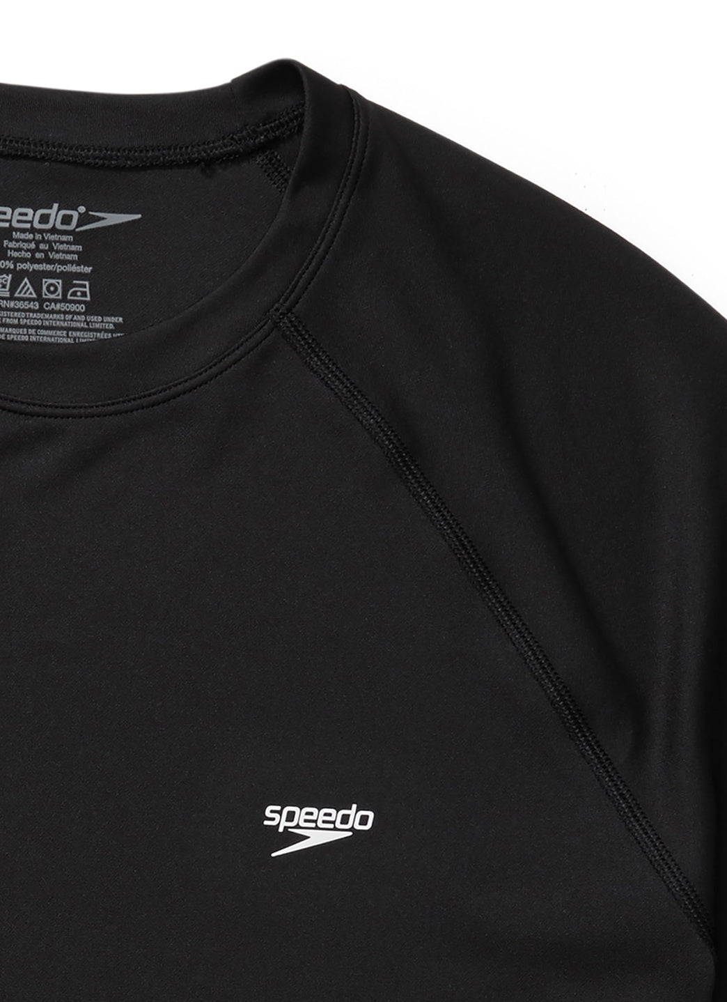 Speedo Active Men's Solid Easy Short Sleeve Swim Shirt