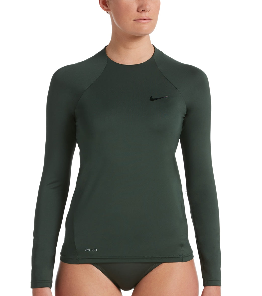 Nike Women's Long Sleeve Hydro Rash Guard