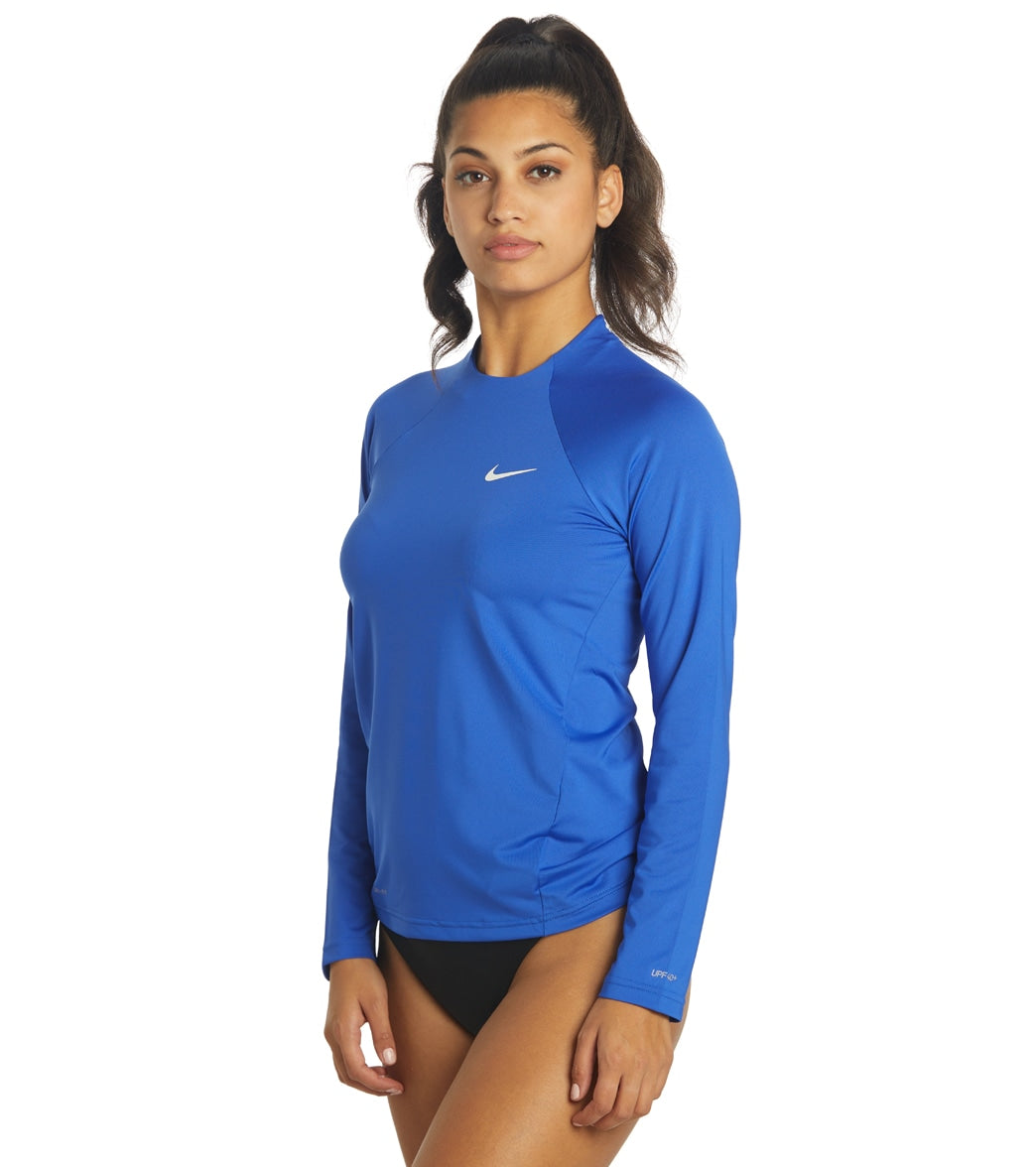 Nike Women's Long Sleeve Hydro Rash Guard