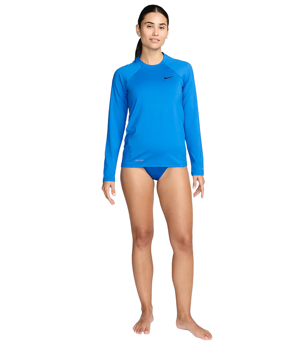 Nike Women's Long Sleeve Hydro Rash Guard