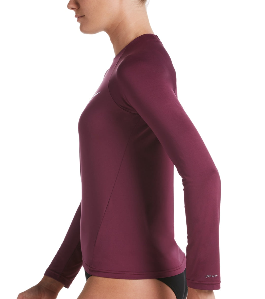 Nike Women's Long Sleeve Hydro Rash Guard