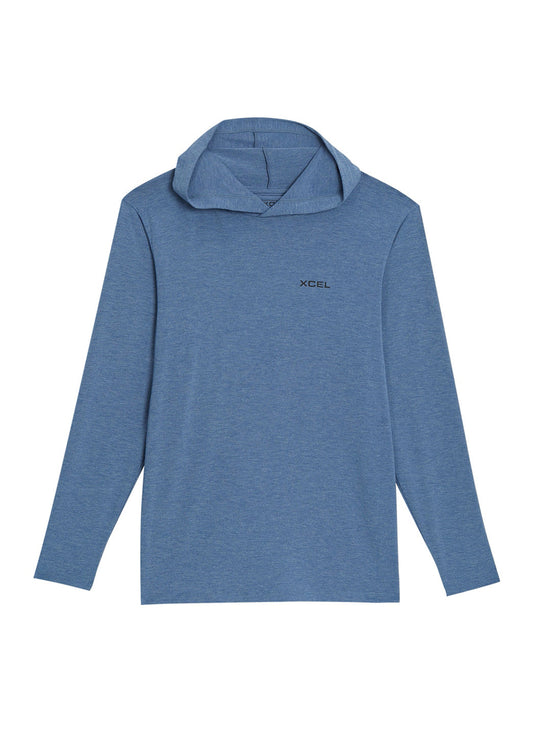 Xcel Men's Threadx Solid Hooded Long Sleeve Pullover