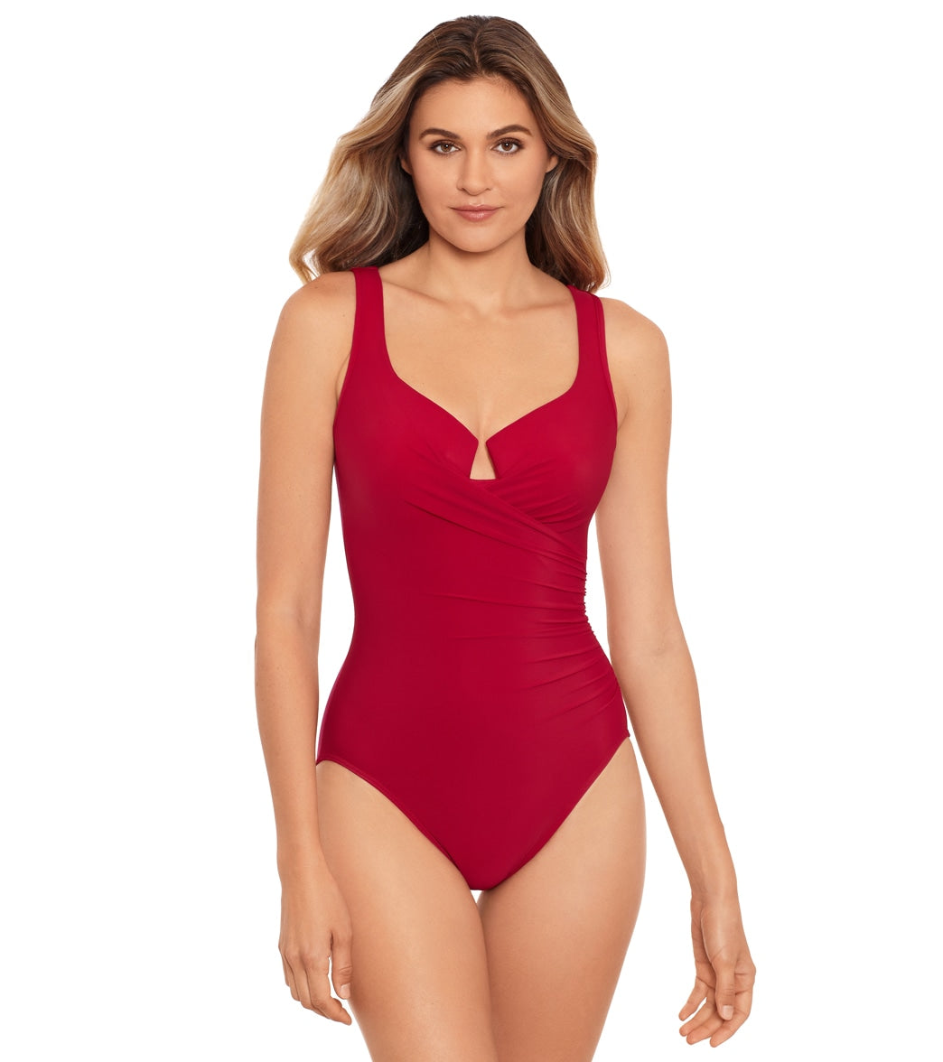 Miraclesuit Women's Must Have Escape Underwire One Piece Swimsuit
