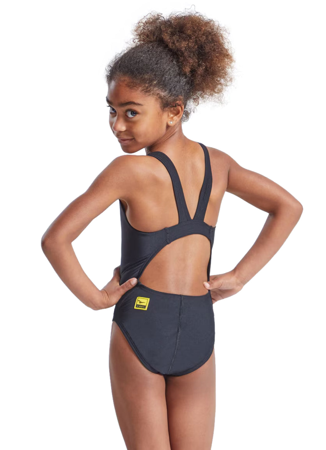 FINIS Girls' Bladeback Solid One Piece Swimsuit
