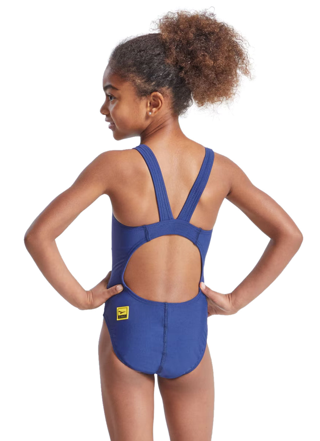 FINIS Girls' Bladeback Solid One Piece Swimsuit