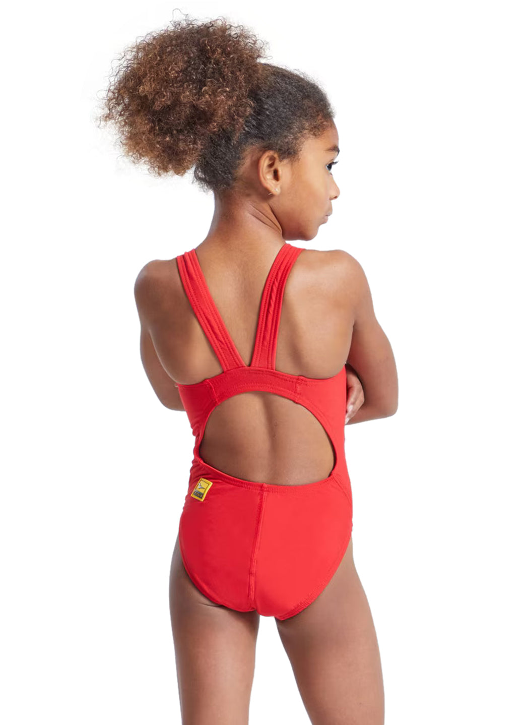 FINIS Girls' Bladeback Solid One Piece Swimsuit