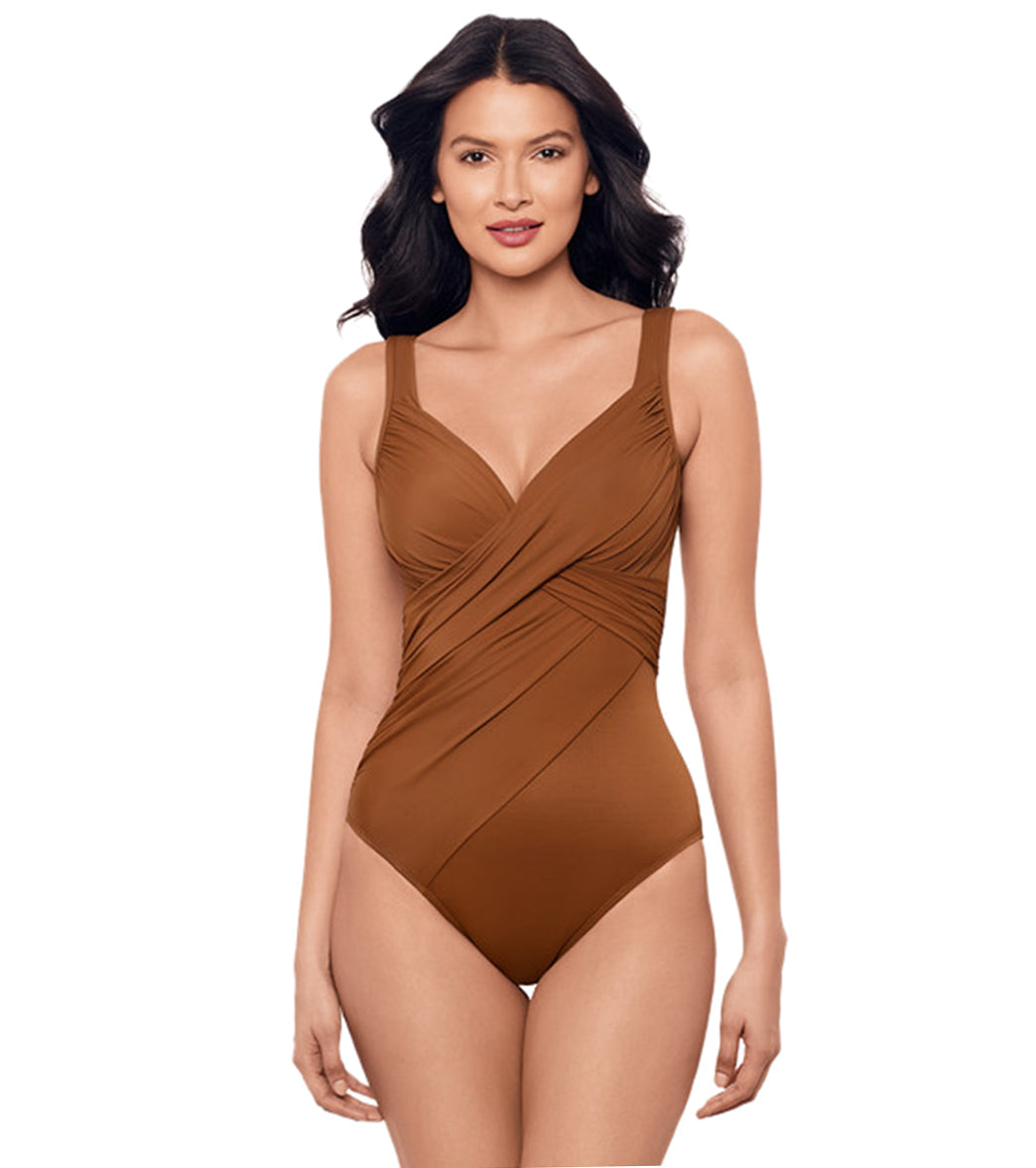 Miraclesuit Women's Rock Solid Revele Underwire One Piece Swimsuit