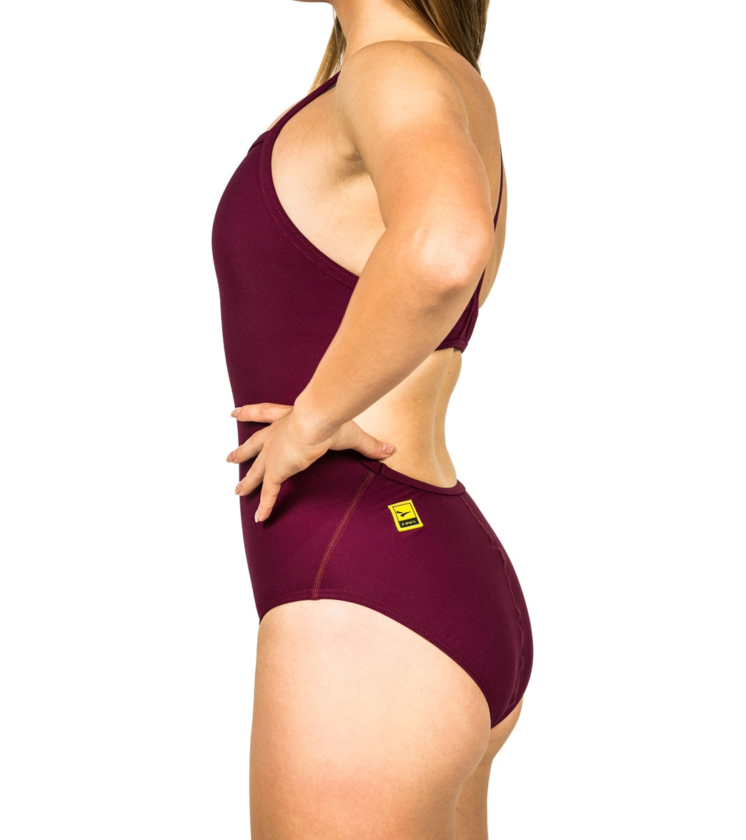 FINIS Women's Skinback Solid One Piece Swimsuit
