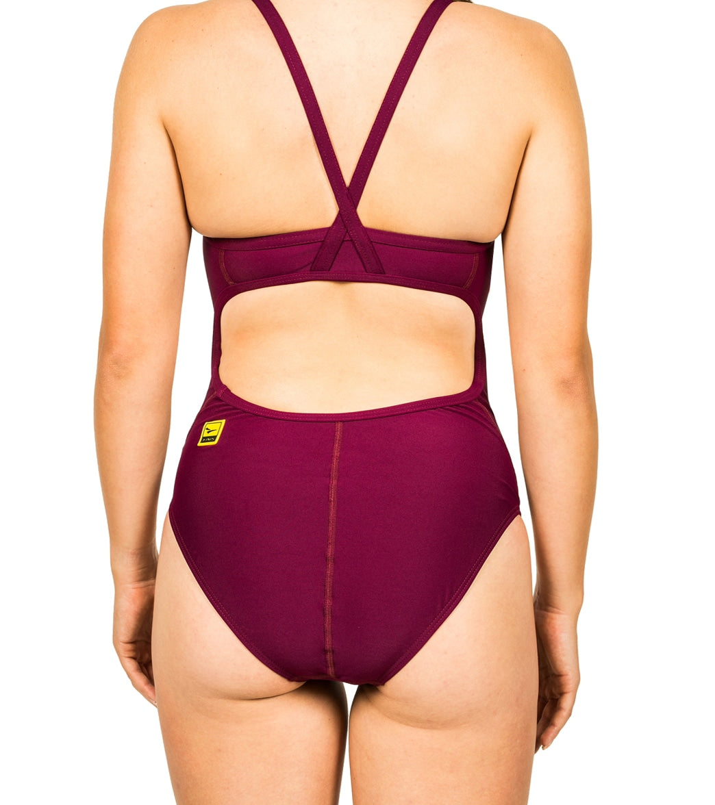 FINIS Women's Skinback Solid One Piece Swimsuit
