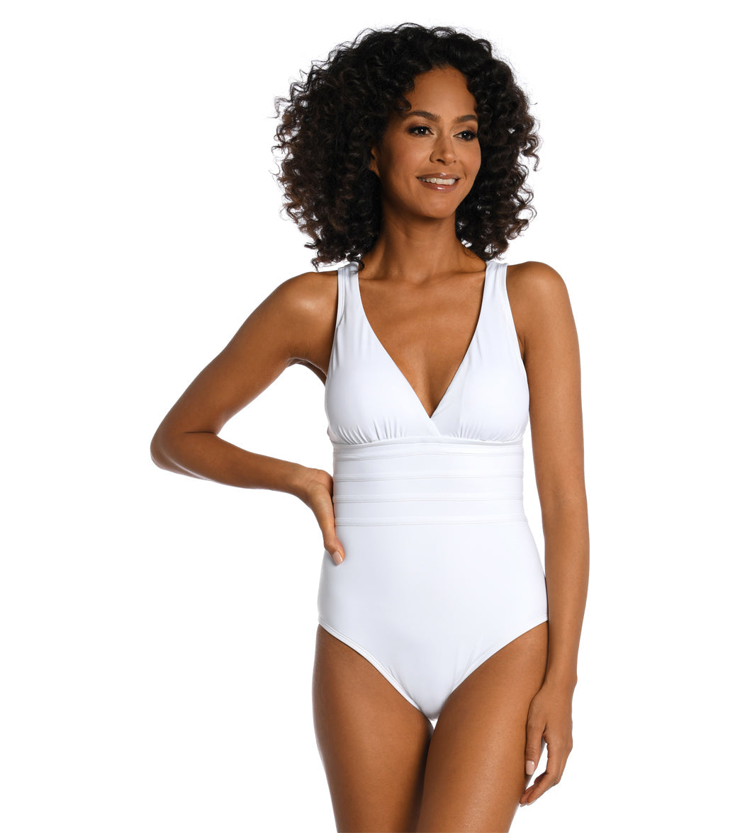 La Blanca Island Goddess Multi Strap One Piece Swimsuit