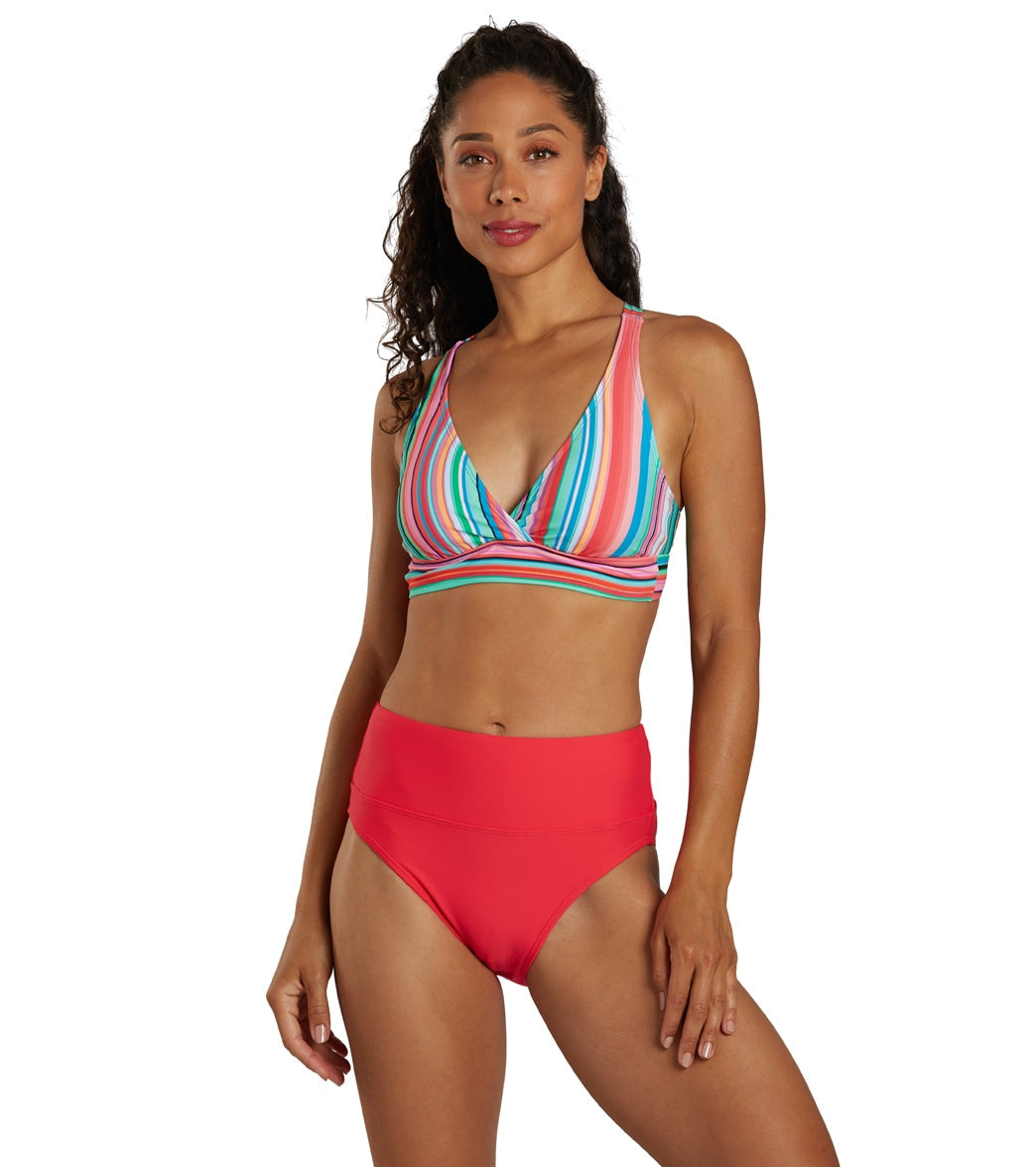 Next by Athena Women's Good Karma Harmony High Waist Bikini Bottom