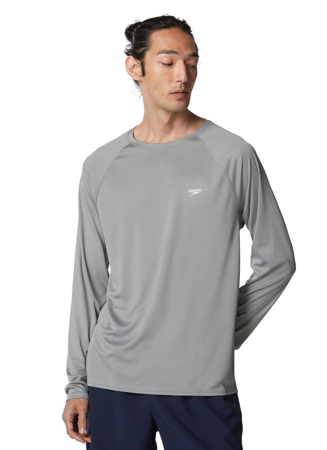 Speedo Active Men's Solid Easy Long Sleeve Swim Shirt