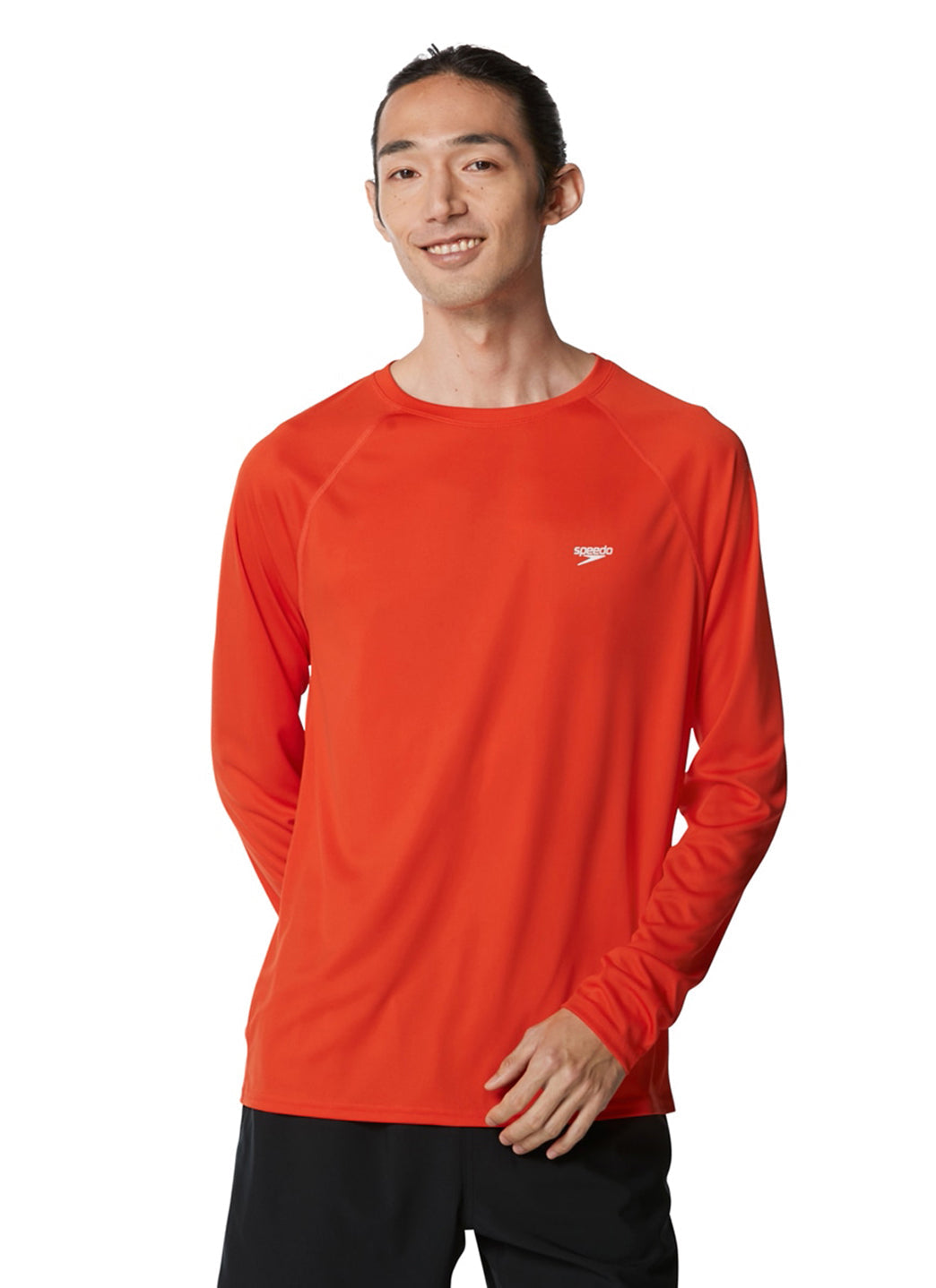 Speedo Active Men's Solid Easy Long Sleeve Swim Shirt