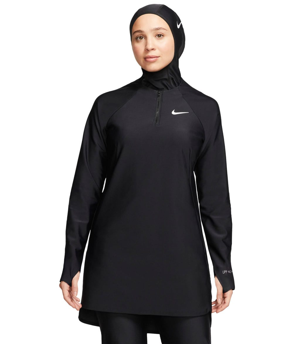 Nike Women's Modest Essential Long Sleeve Chlorine Resistant Swim Tunic