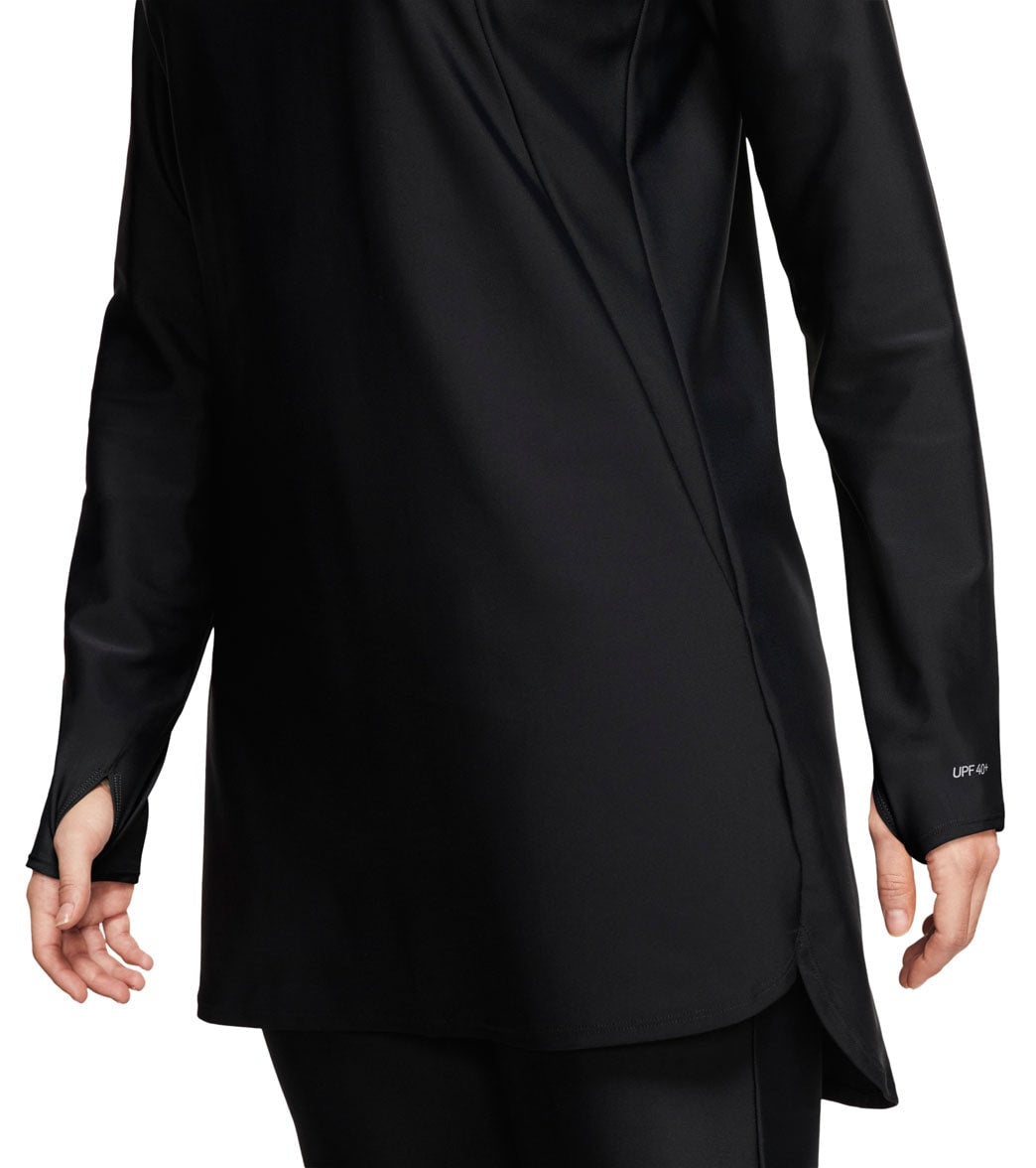 Nike Women's Modest Essential Long Sleeve Chlorine Resistant Swim Tunic