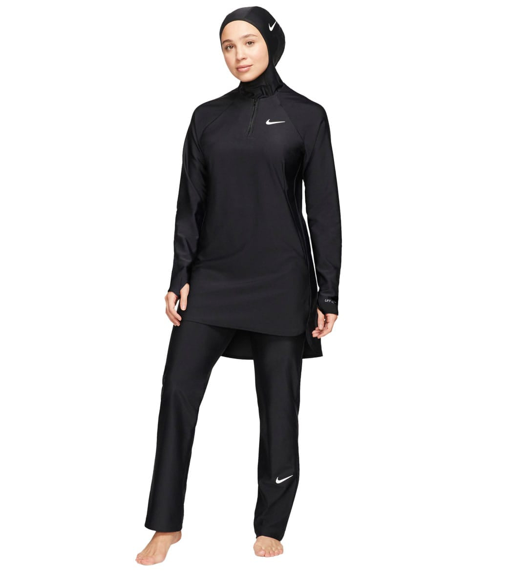 Nike Women's Modest Essential Long Sleeve Chlorine Resistant Swim Tunic