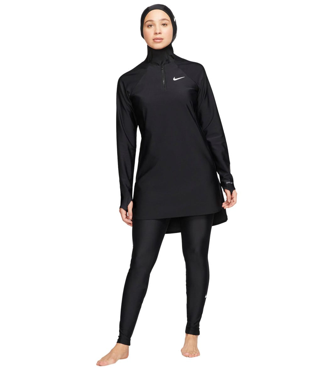 Nike Women's Modest Essential Long Sleeve Chlorine Resistant Swim Tunic
