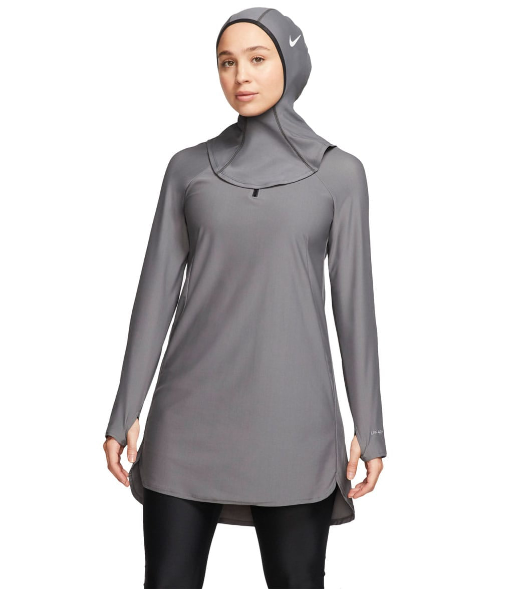 Nike Women's Modest Essential Long Sleeve Chlorine Resistant Swim Tunic