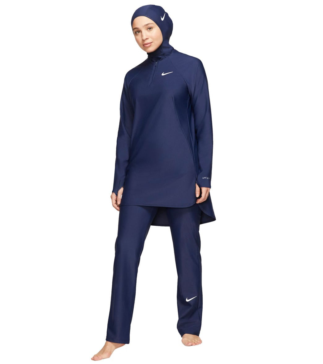 Nike Women's Modest Essential Long Sleeve Chlorine Resistant Swim Tunic