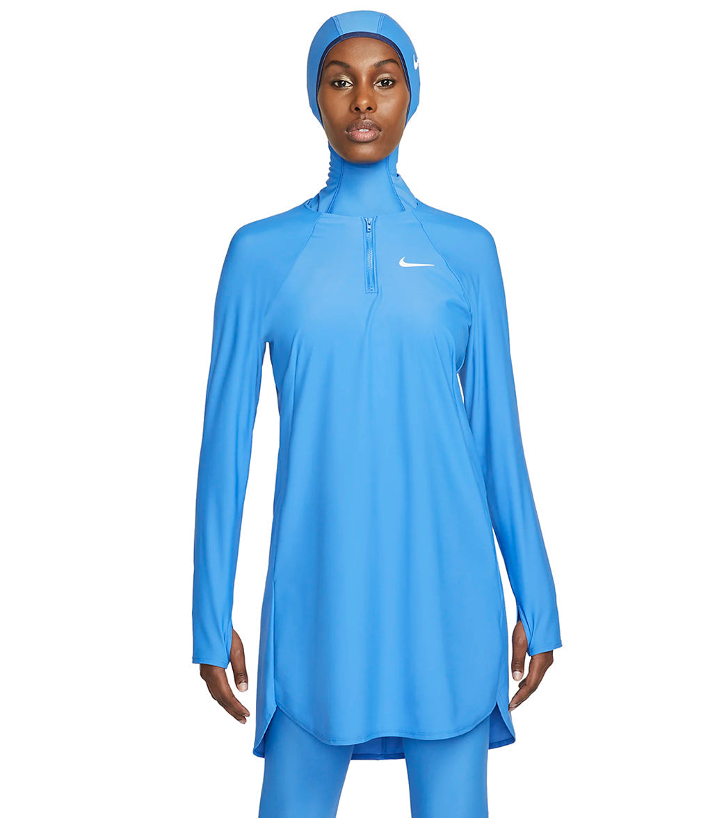 Nike Women's Modest Essential Long Sleeve Chlorine Resistant Swim Tunic