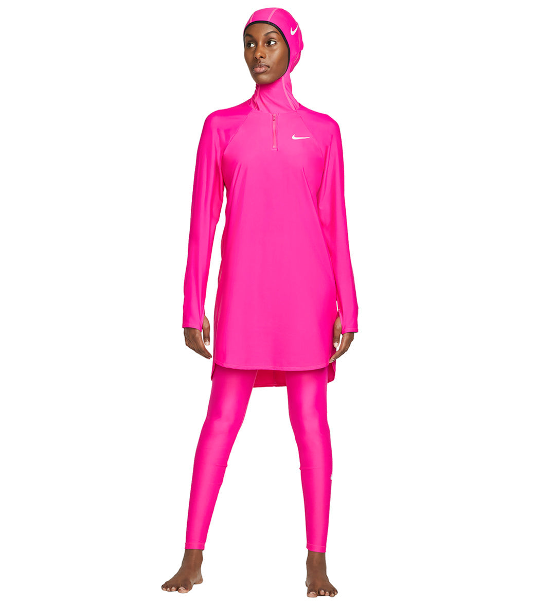 Nike Women's Modest Essential Long Sleeve Chlorine Resistant Swim Tunic