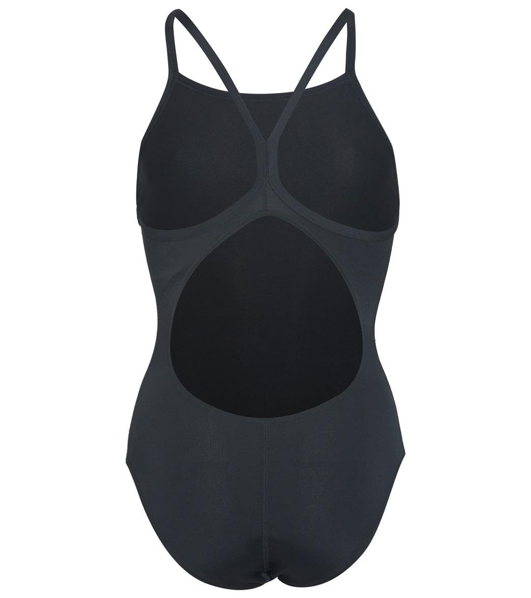 Arena Women's Team Painted Stripes Light Drop Back One Piece Swimsuit