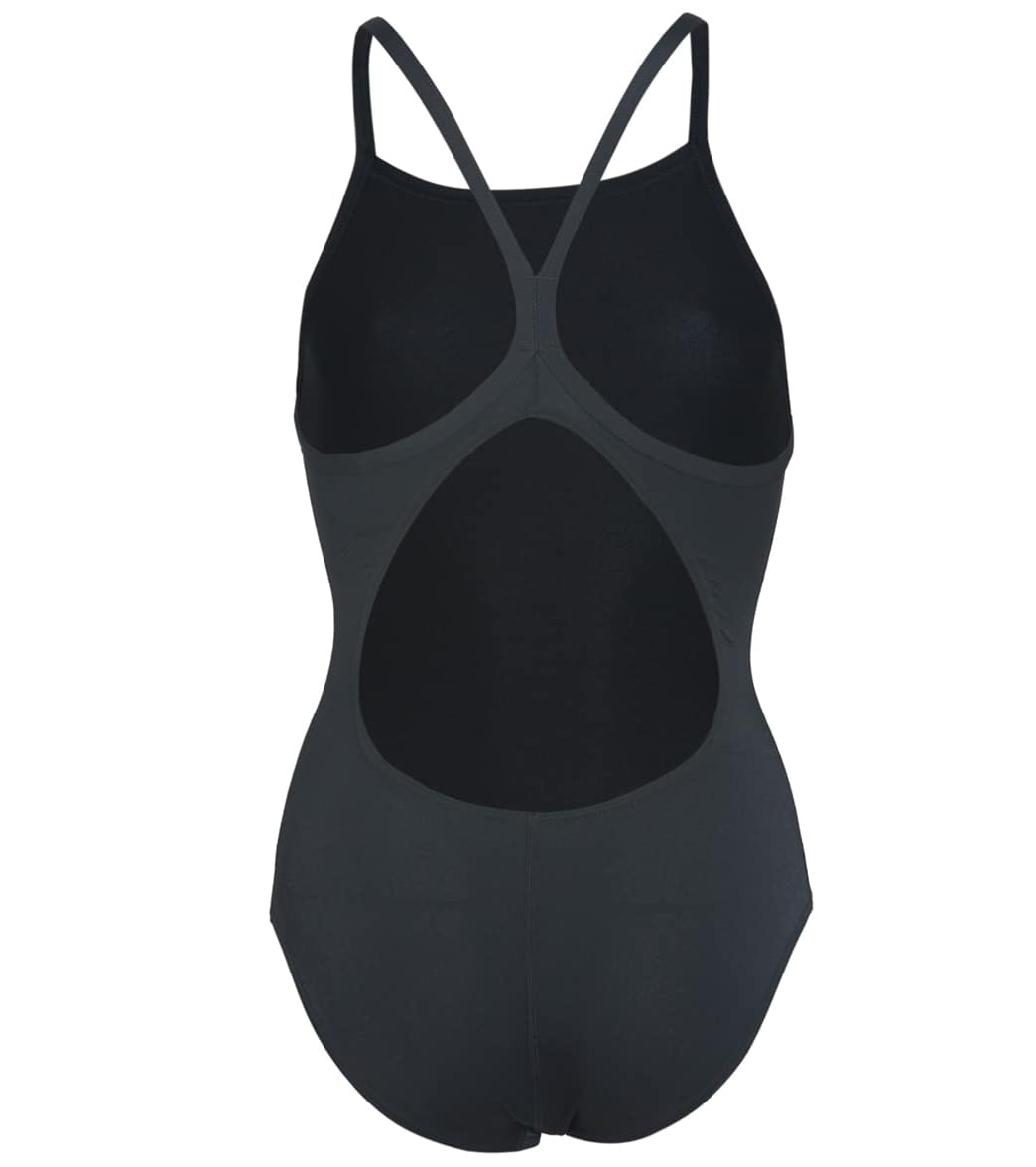 Arena Women's Team Painted Stripes Light Drop Back One Piece Swimsuit