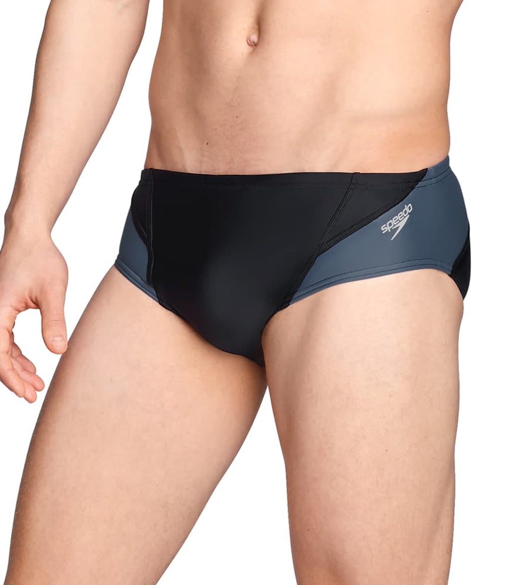 Speedo Men's Powerflex Eco Tone Setter Brief Swimsuit
